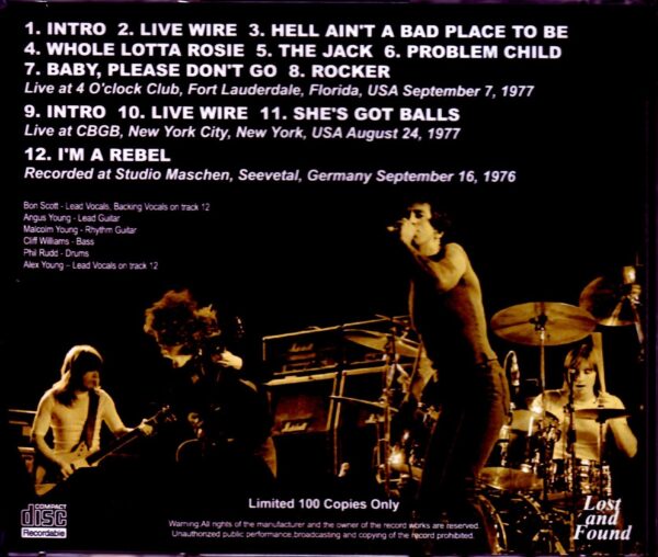 AC/DC/FL, USA 1977 & more - Image 2