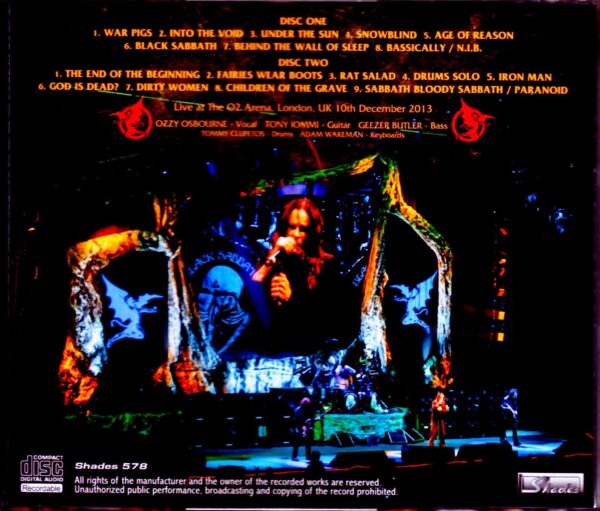 Black Sabbath/London,UK 2013 - Image 2