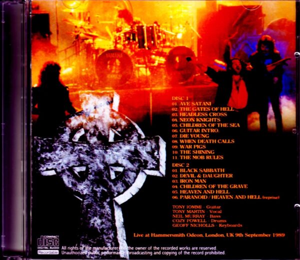Black Sabbath/London,UK 1989 - Image 2