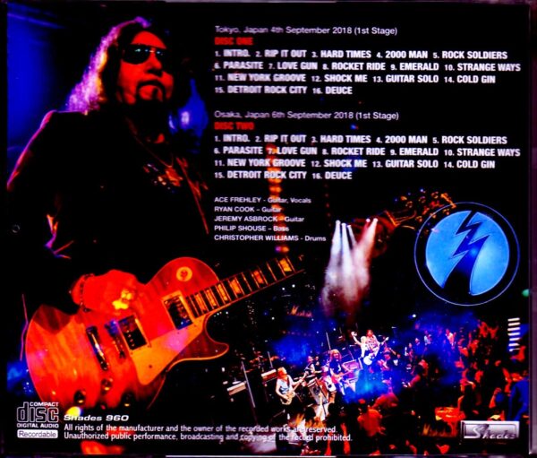 Ace Frehley/Tokyo,Japan 2018 & more - Image 2