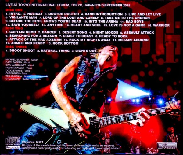 Michael Schenker Fest/Tokyo,Japan 9.5.2018 - Image 2