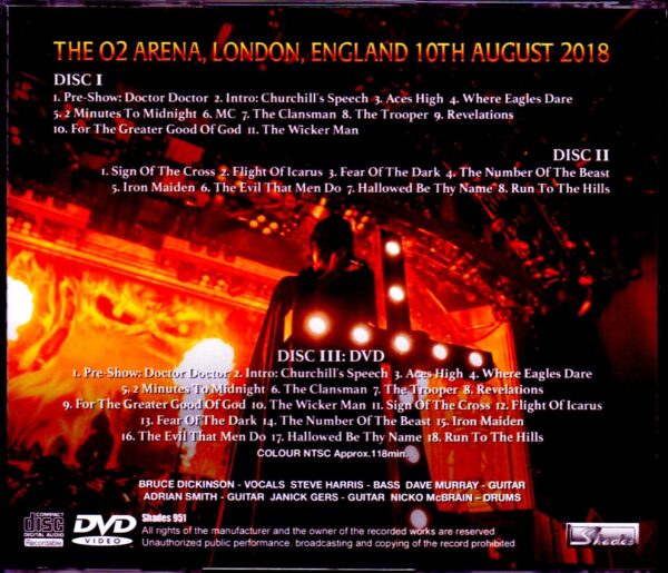 Iron Maiden/London,UK 8.10.2018 S & V - Image 2