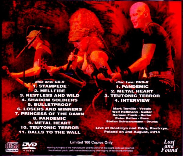 Accept/Poland 2014 S & V - Image 2