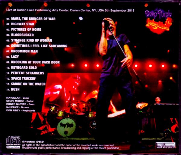 Deep Purple/NY,USA 2018 - Image 2
