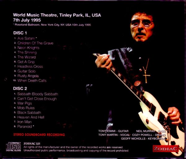 Black Sabbath/IL,USA 1995 Upgrade - Image 2