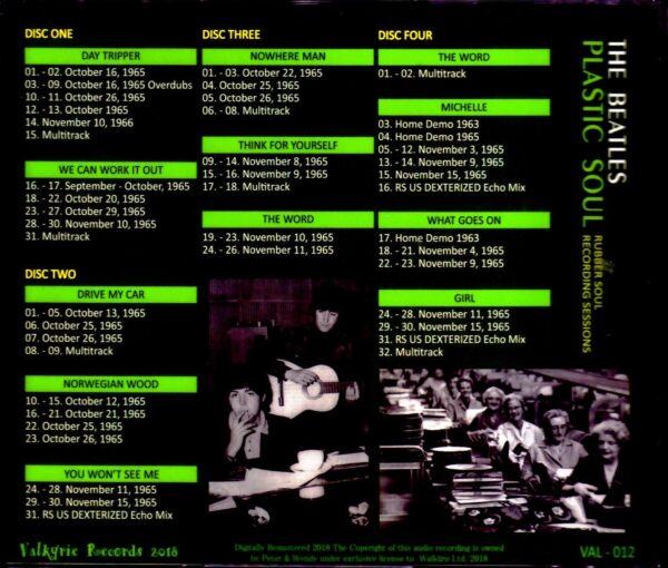 Beatles/Rubber Soul Recording Sessions Vol.1 - Image 2