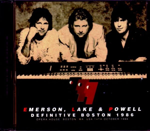 EL & P Emerson,Lake & Powell Emerson,Lake & Powell/MA,USA 1986