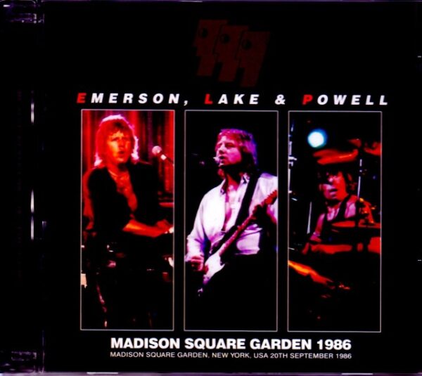 EL & P Emerson,Lake & Powell Emerson,Lake & Powell/NY,USA 9.20.1986