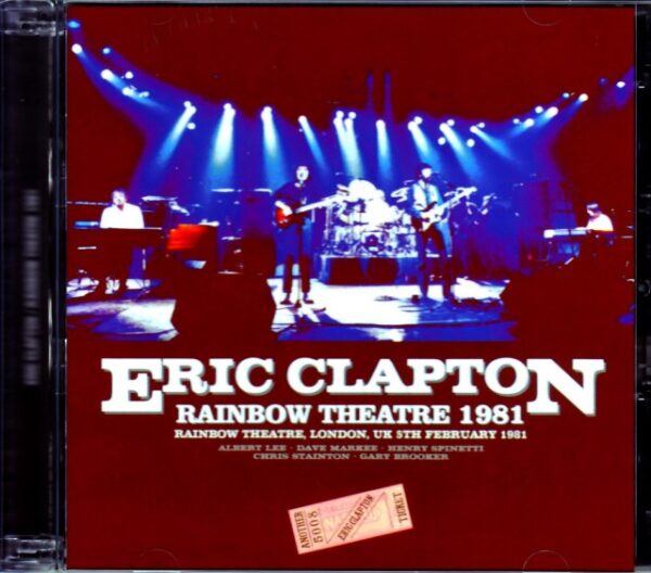 Eric Clapton/London,UK 2.5.1981