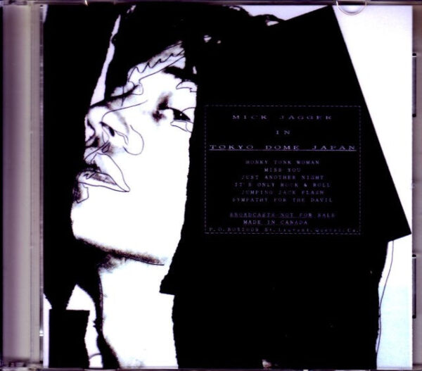 Mick Jagger / Tokyo, Japan 1988 10 inch Acetate Ver.