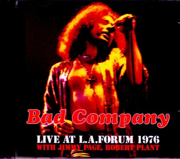 Bad Company, Jimmy Page, Robert Plant Bad Company/CA, USA 1976