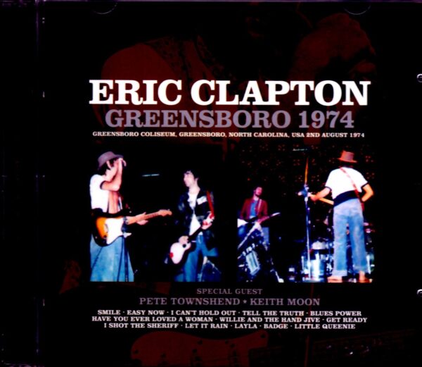 Eric Clapton/NC,USA 1974 Upgrade