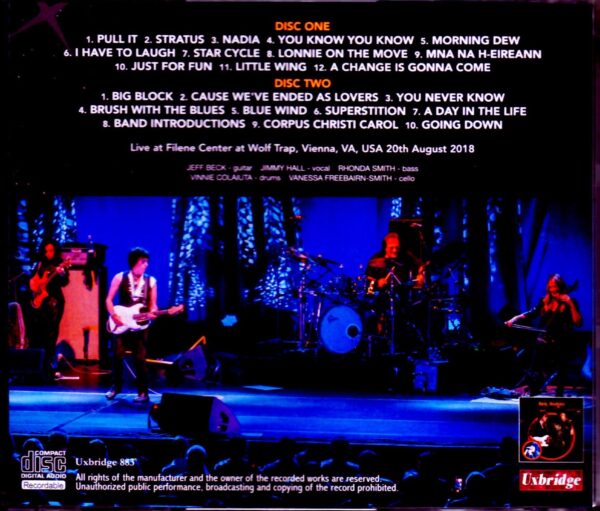 Jeff Beck/VA,USA 2018 - Image 2