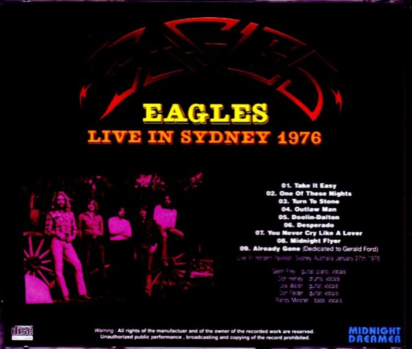 Eagles/Australia 1976 - Image 2