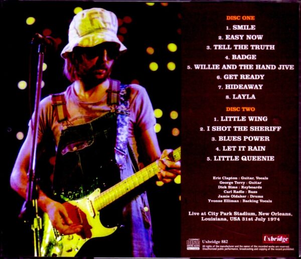 Eric Clapton/LA,USA 1974 - Image 2