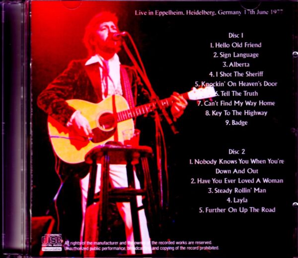 Eric Clapton/Germany 1977 - Image 2
