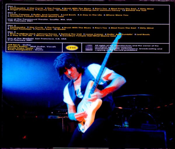 Jeff Beck/WA, USA 2001 & more - Image 2