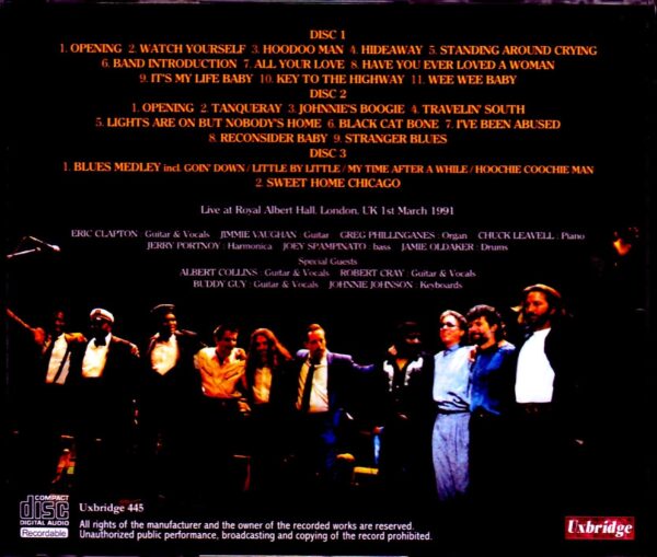 Eric Clapton/London,UK 3.1.1991a - Image 2