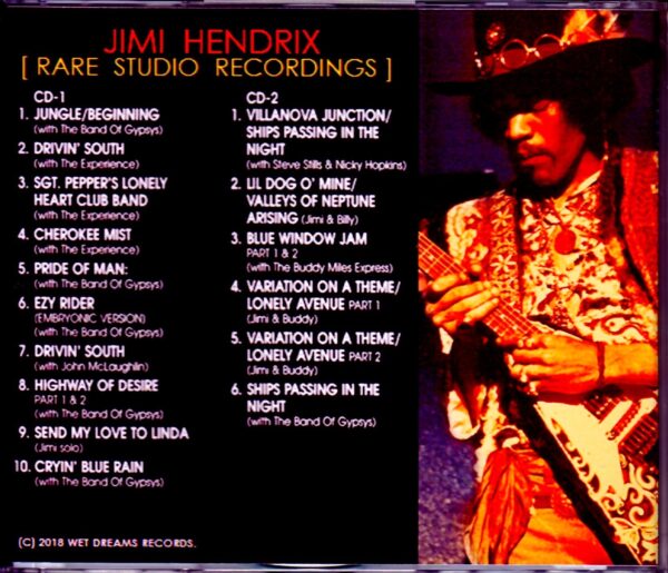 Jimi Hendrix/Studio Demos and Jams 1968-1970 - Image 2