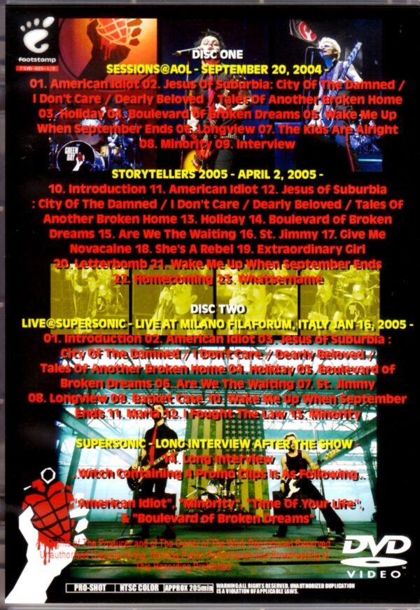Green Day/Pro-Shot Live Collection 2004-2005 - Image 2