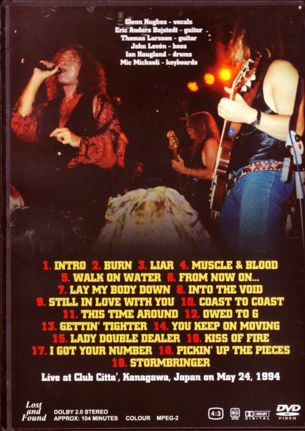 Glenn Hughes/Kanagawa,Japan 1994 - Image 2