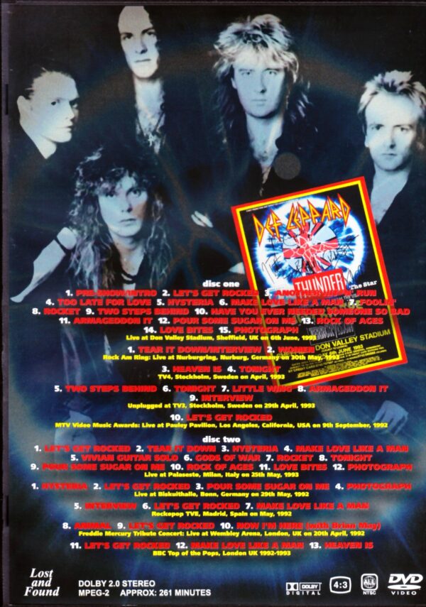 Def Leppard/TV Pro-Shot Collection 1992-1993 - Image 2