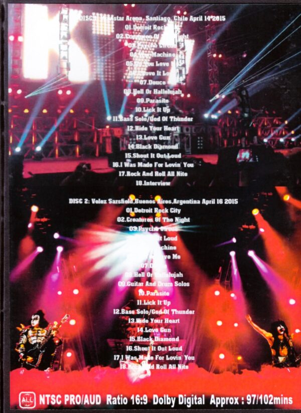 Kiss/Chile & Argentina 2015 - Image 2