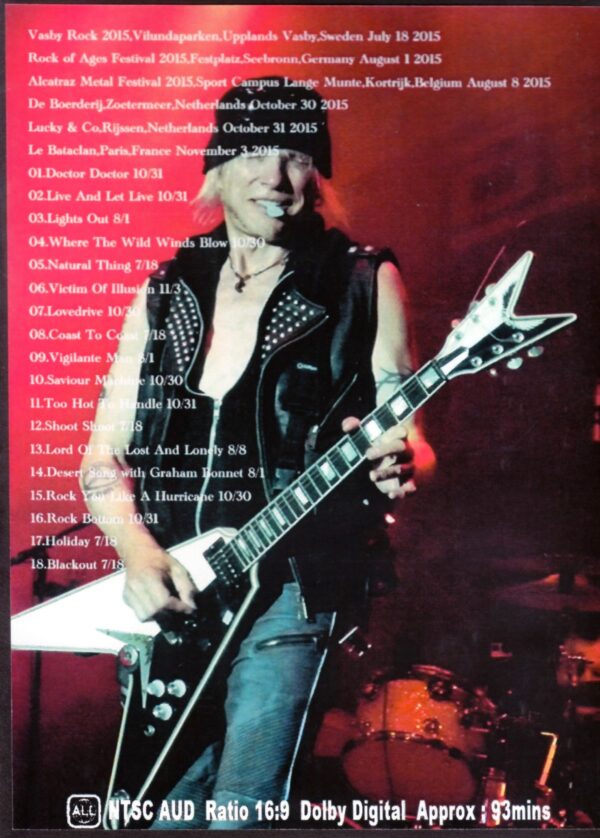 Michael Schenker/Europe Tour 2015 - Image 2