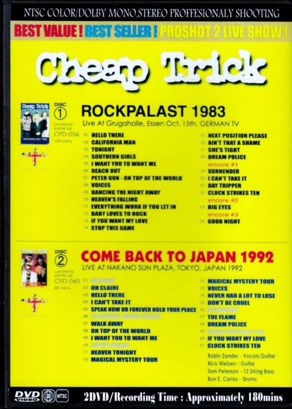Cheap Trick/Tokyo,Japan 1992 & more - Image 2