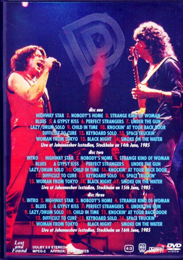 Deep Purple/Sweden 1985 3Days - Image 2