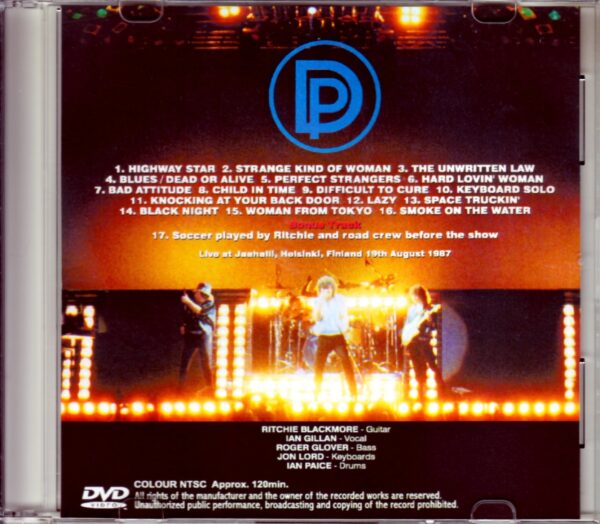Deep Purple/Finland 1987 - Image 2