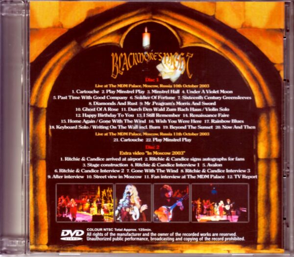 Blackmore’s Night/Russia 2003 - Image 2