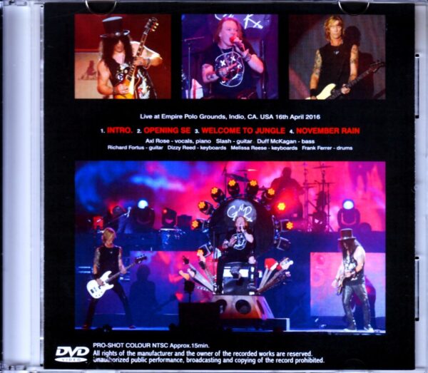 Guns N’ Roses/Ca, USA 2016 - Image 2