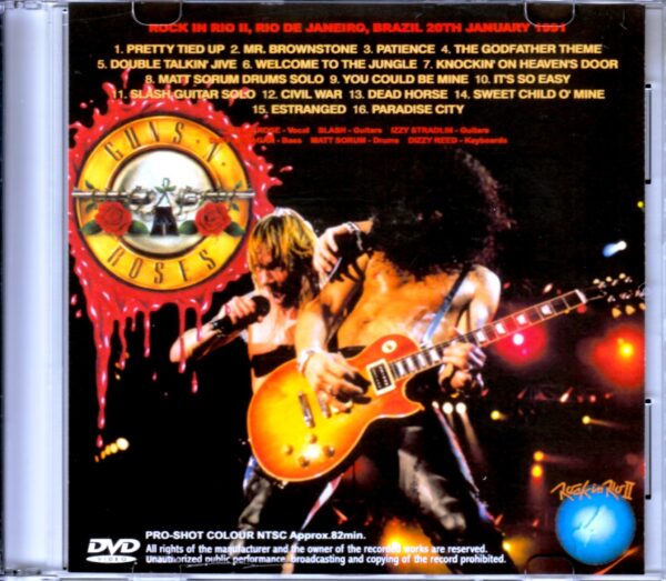 Guns N’ Roses/Brazil 1990 Pro-Shot - Image 2