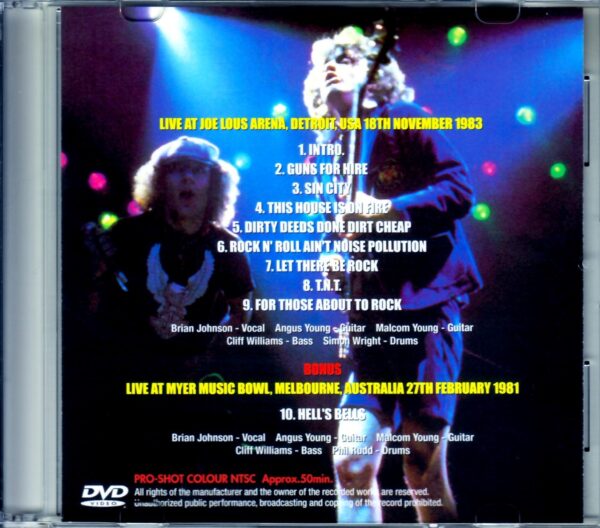 AC/DC/Mi,USA 1983 & more - Image 2