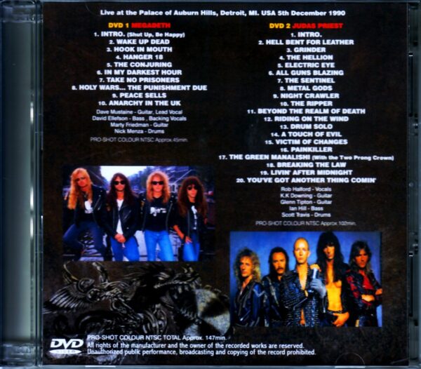 Judas Priest,Megadeth/MI,USA 1990 - Image 2