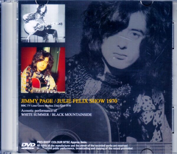 Jimmy Page/BBC TV Broadcast 1970 - Image 2