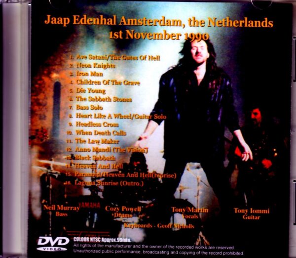 Black Sabbath/Netherlands 1990 - Image 2