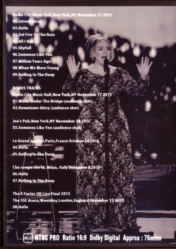 Adele/New York, USA 2015 & more - Image 2