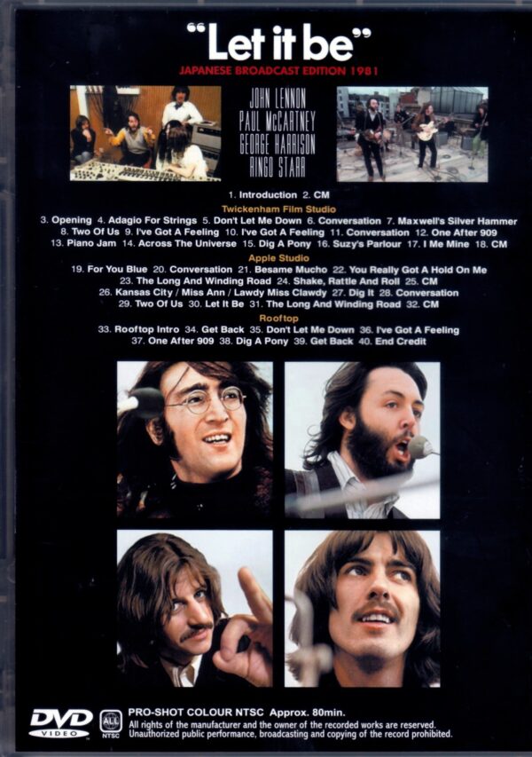 Beatles/Let it Be Japan Broadcast Edition - Image 2