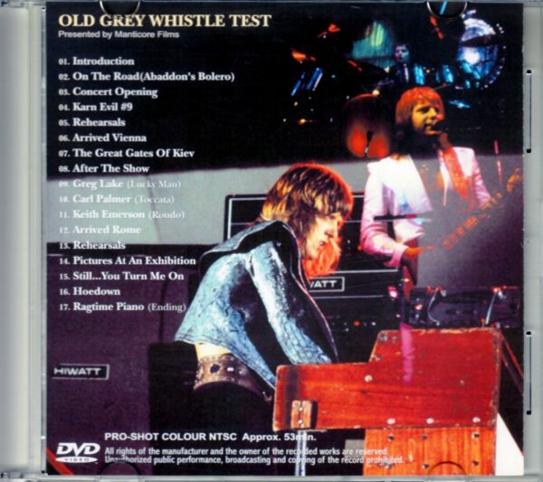 EL & P Emerson,Lake & Palmer/Germany 1973 Upgrade - Image 2