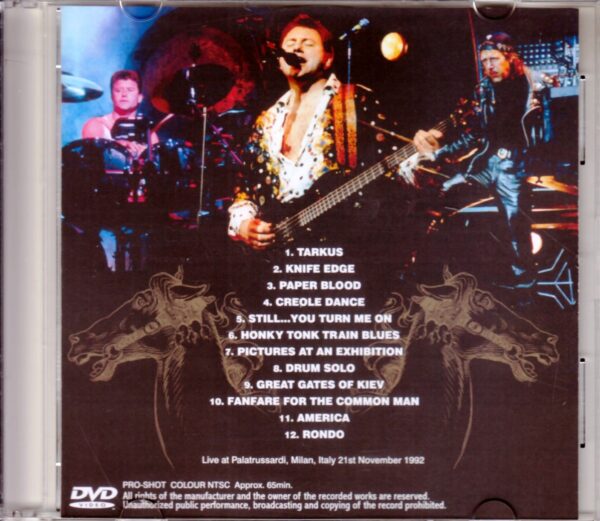 EL & P Emerson,Lake & Palmer/Italy 1992 - Image 2