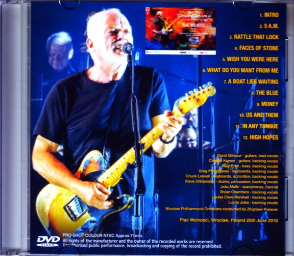David Gilmour/Poland 2016 - Image 2