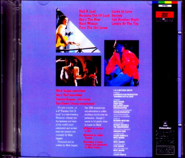 Mick Jagger/Running Out of Luck Videodisc Ver. - Image 2