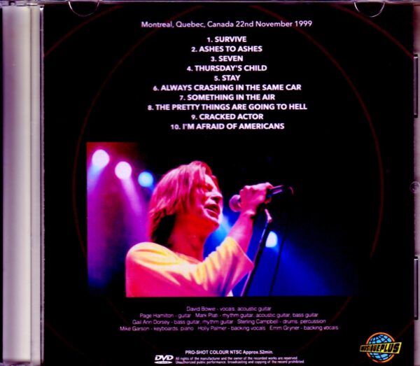 David Bowie/Canada 1999 - Image 2