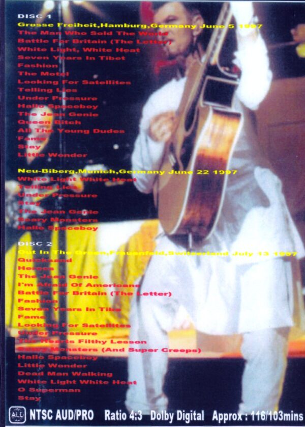 David Bowie/Europe Tour 1996-1997 - Image 2