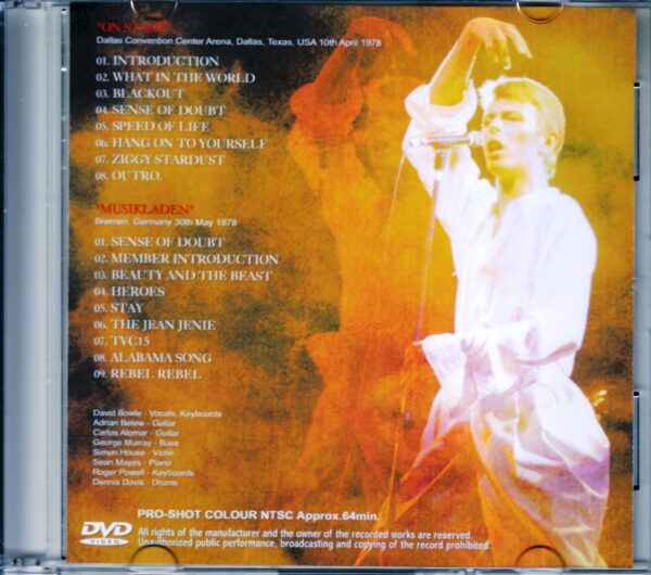 David Bowie/Texas, USA 1978 & more - Image 2