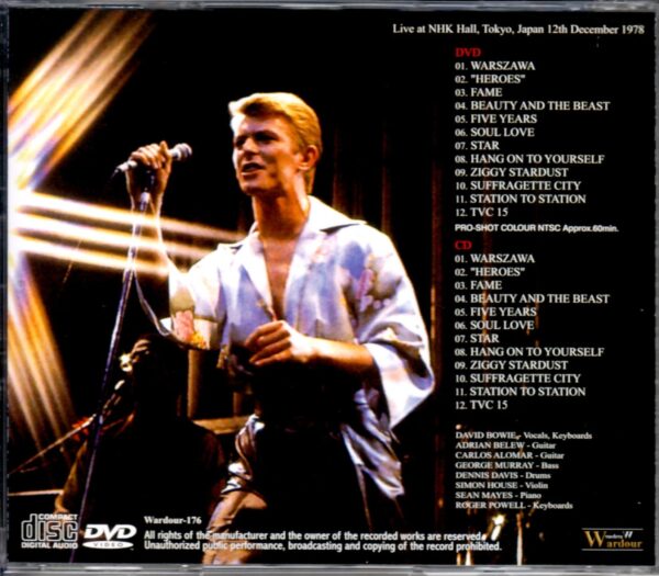 David Bowie/Tokyo,Japan 12.12.1978 - Image 2