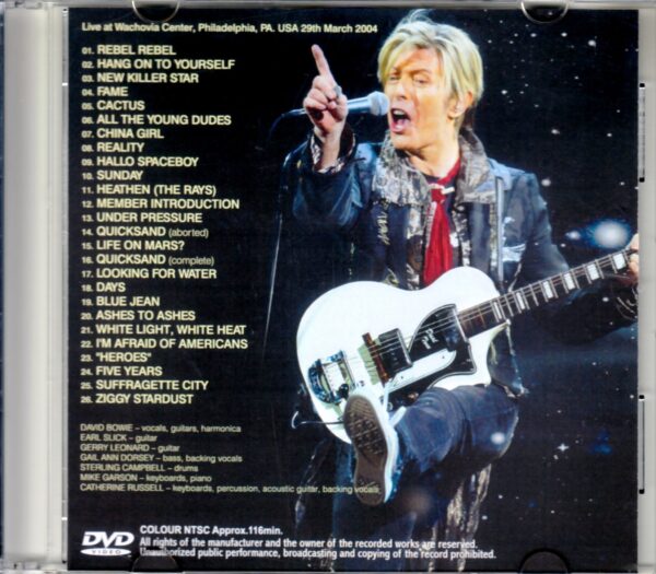 David Bowie/Pa, USA 2004 - Image 2