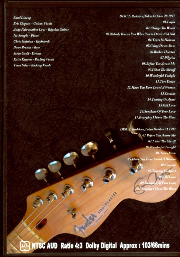 Eric Clapton/Tokyo,Japan 1997 Vol.3 - Image 2